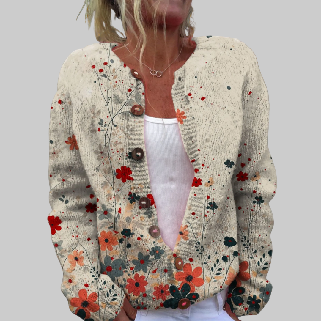 Leah | Cardigan Tricoté Confortable pour Tous les Jours