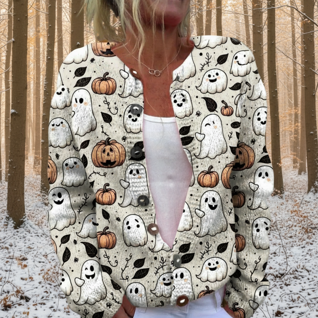 Raven | Cardigan d'Halloween