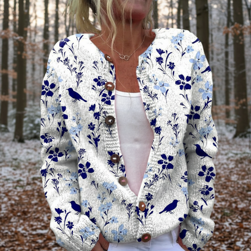 Maylee | Cardigan Fleurs Vintage