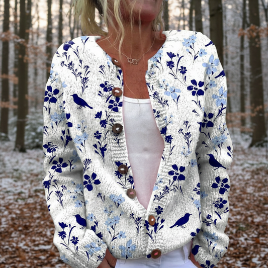 Maylee | Cardigan Fleurs Vintage