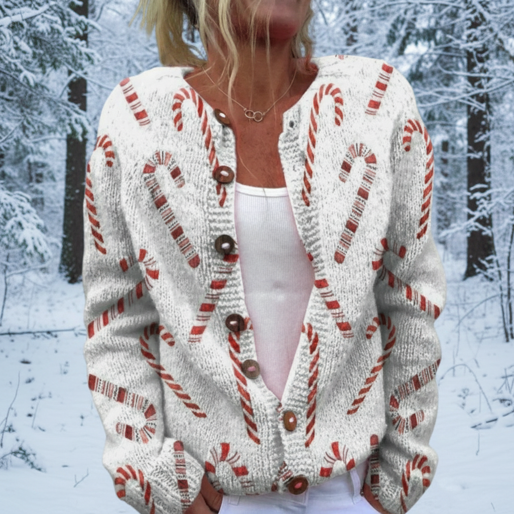 Elise | Cardigan en Tricot Doux pour Tous les Jours