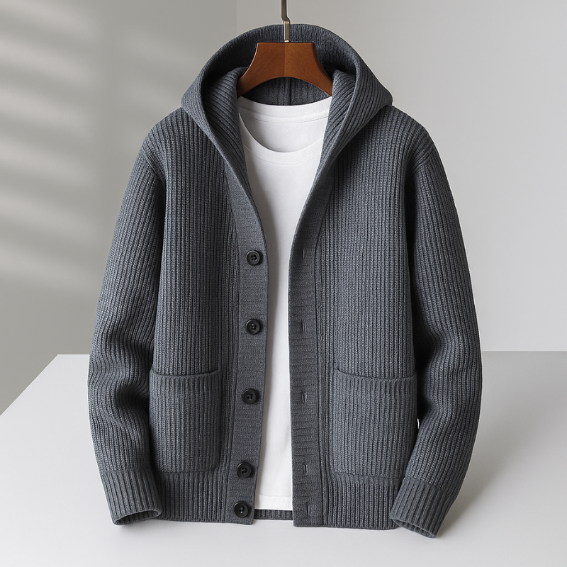 Théodore | Cardigan en Laine Premium pour Homme