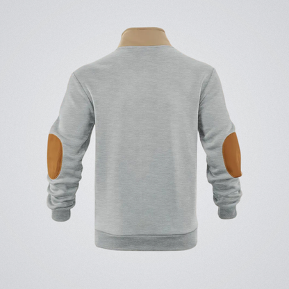 Lucien | Pull zippé à col montant