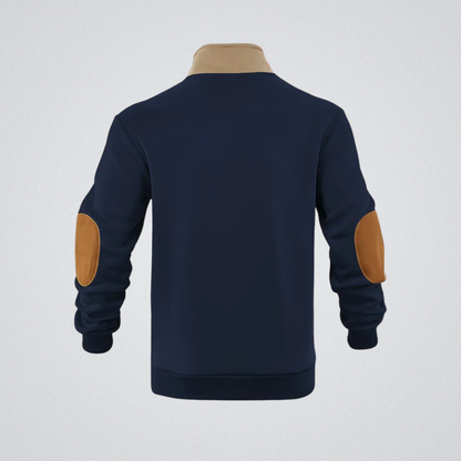 Lucien | Pull zippé à col montant