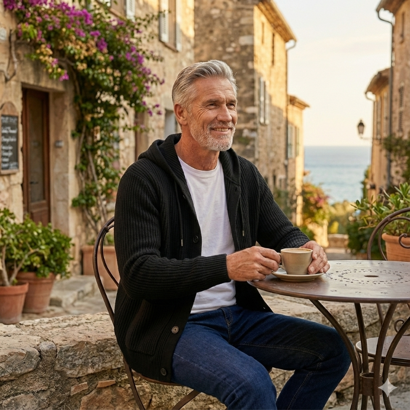 Théodore | Cardigan en Laine Premium pour Homme