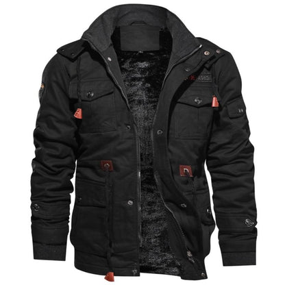 Hugo™ | Veste Hiver Homme Sherpa Douce avec Capuche Amovible