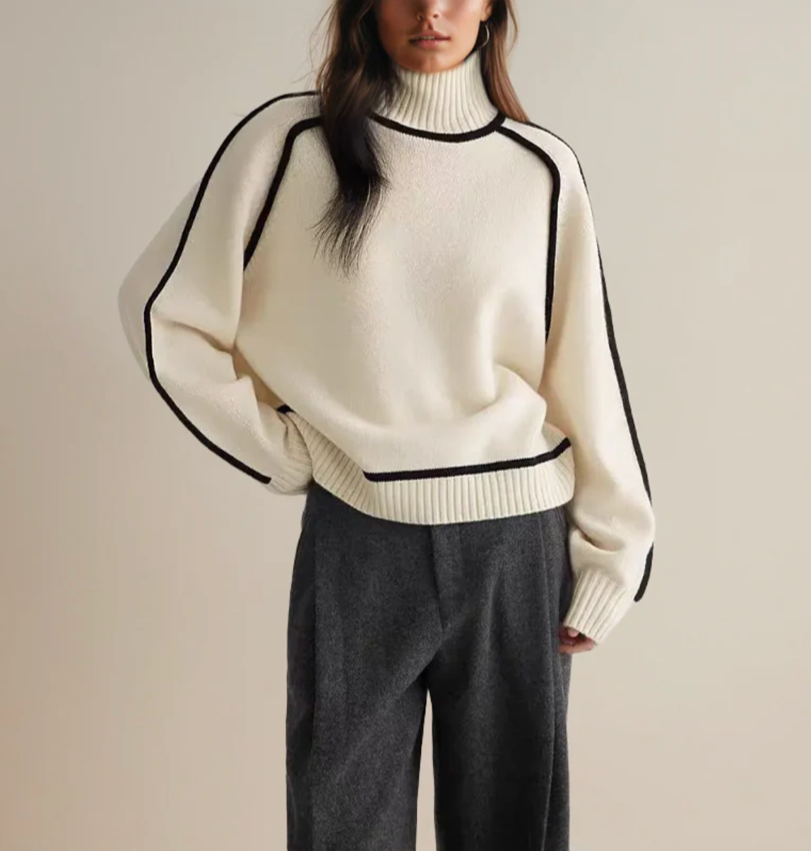 Céline™ | Pull Col Roulé Essential
