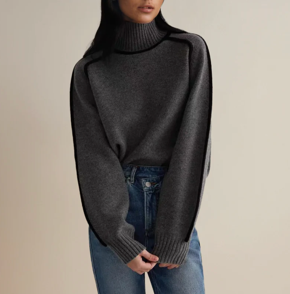 Céline™ | Pull Col Roulé Essential