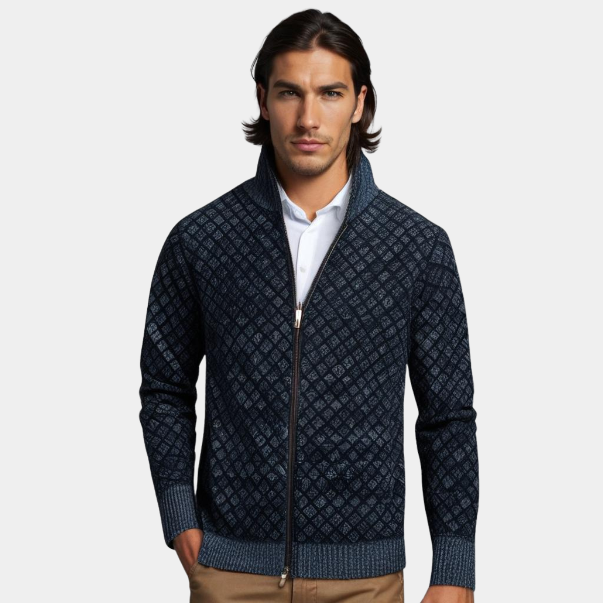 Adrien | Gilet homme premium en matériau souple
