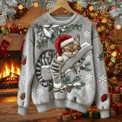 Maëlle | Pull de Noël pour Chats