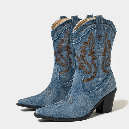 Veloria | Bottines en denim